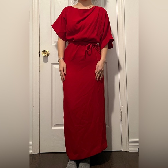 Zara Dresses & Skirts - Zara Red Maxi Dress